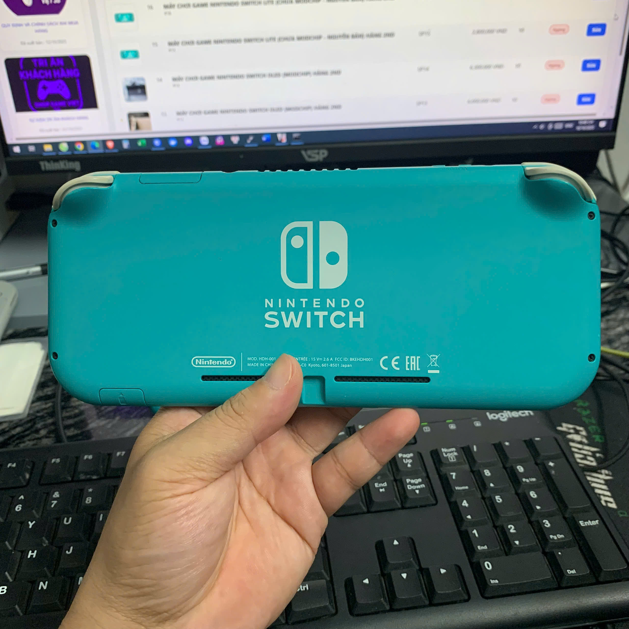 2ND - Nintendo Switch Lite hắc ám 128GB màu XANH