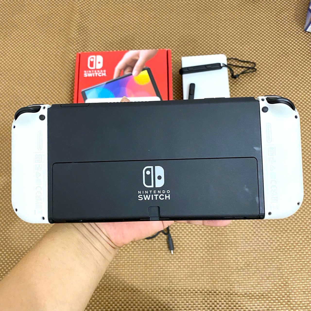 2ND - Nintendo Switch Oled fullbox HACK (MOD CHIP) 128GB màu trắng
