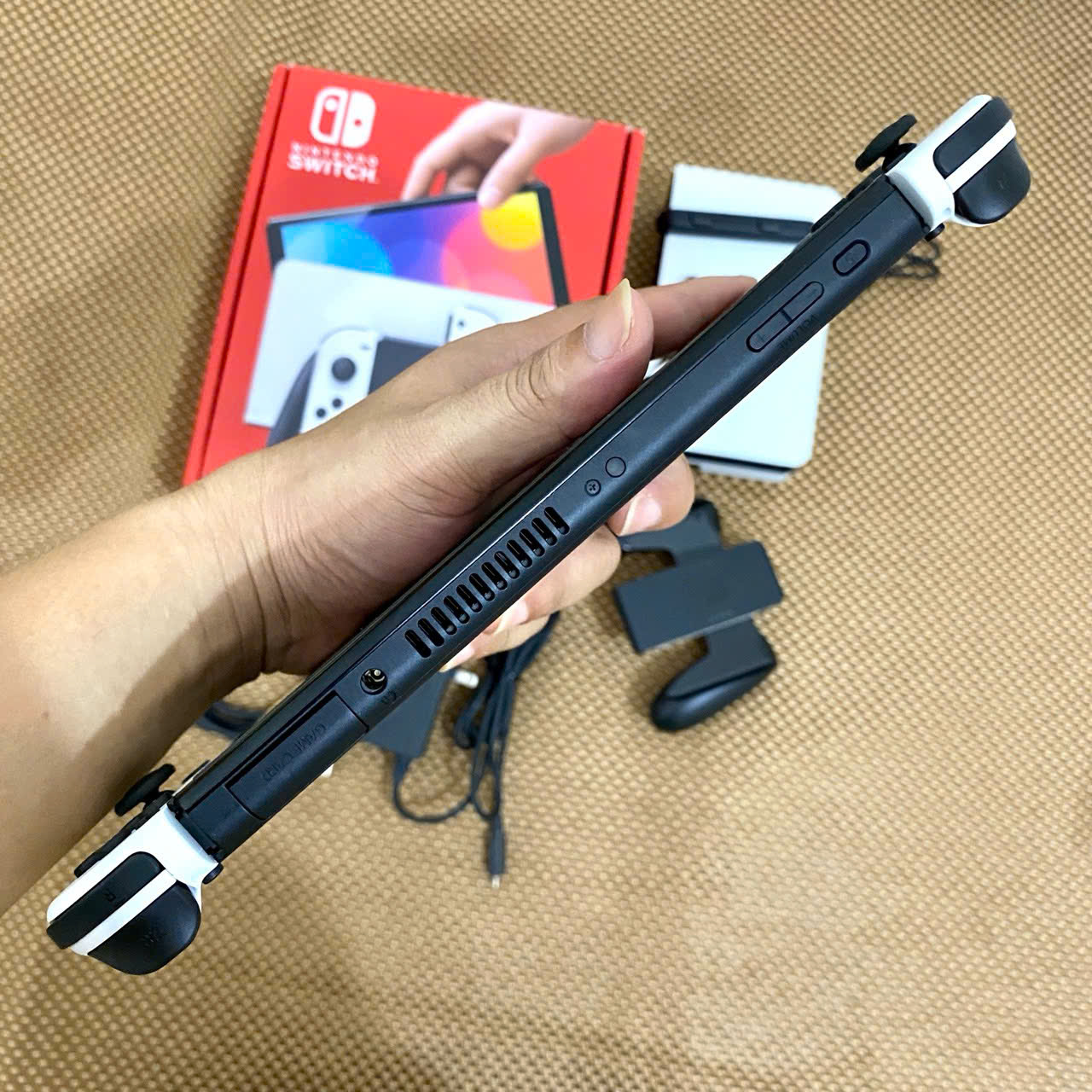 2ND - Nintendo Switch Oled fullbox HACK (MOD CHIP) 256GB màu trắng