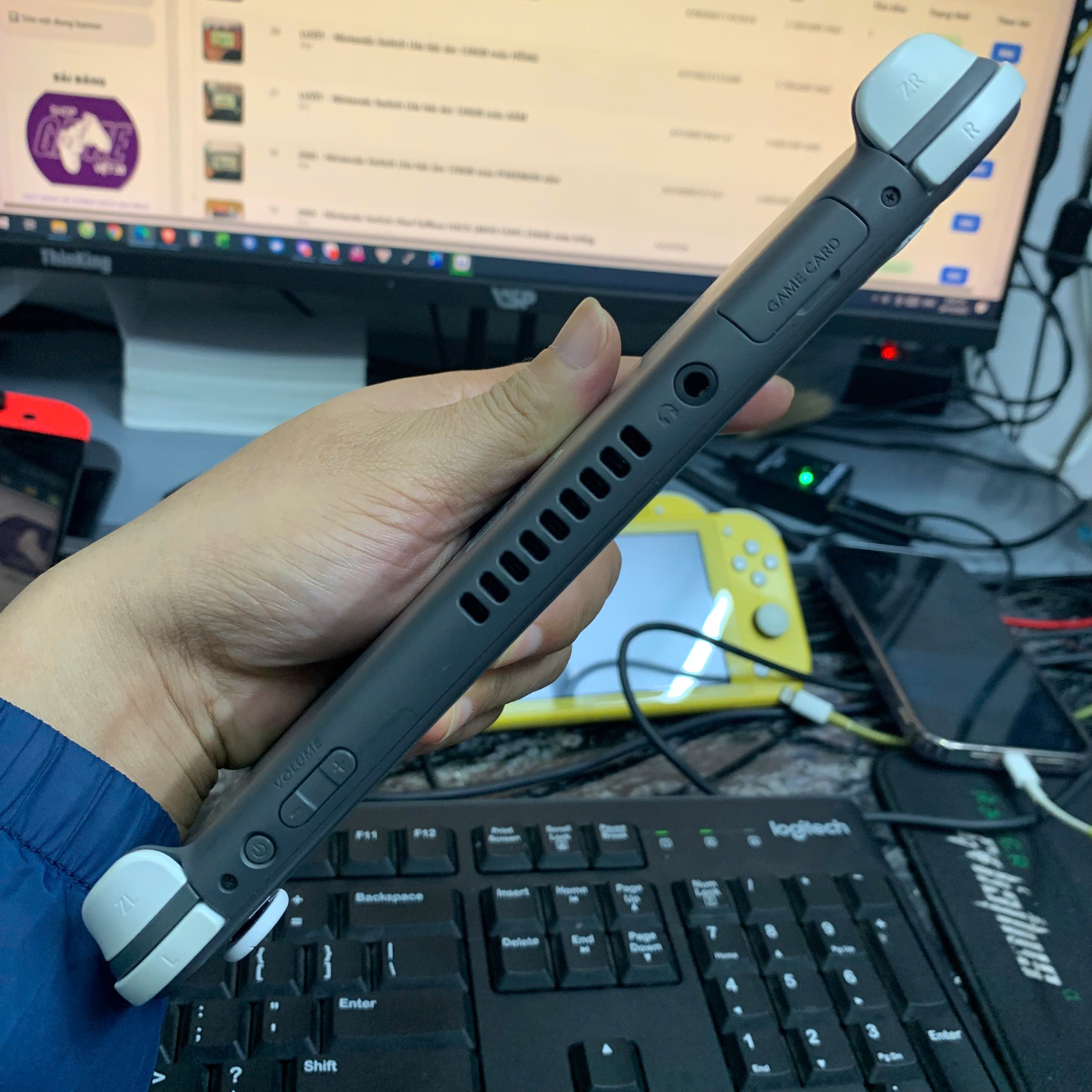 2ND - Nintendo Switch Lite hắc ám 128GB màu XÁM