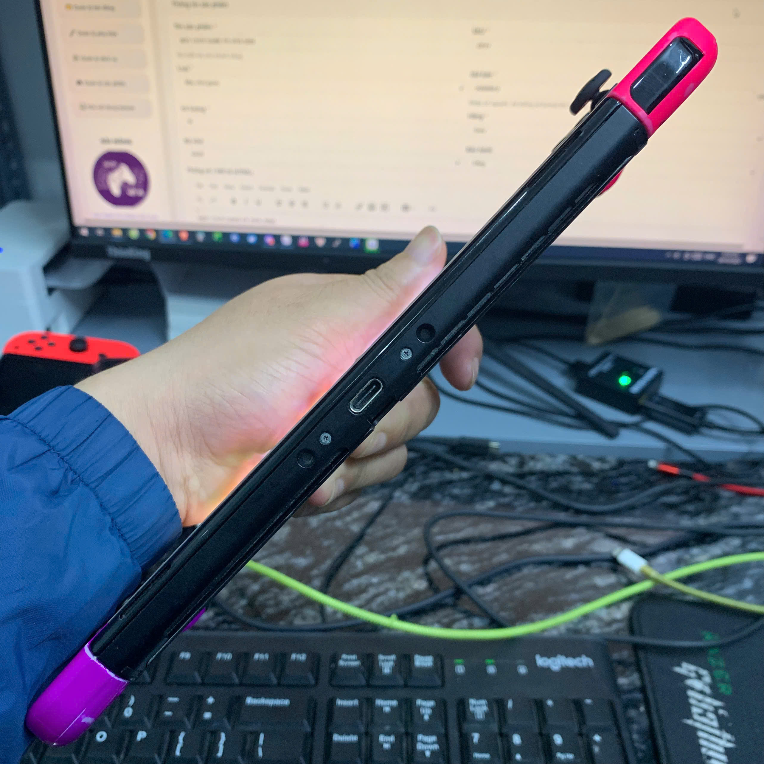 2ND - THÂN + JOYCON Nintendo Switch Oled  HACK/MOD CHIP 128GB 