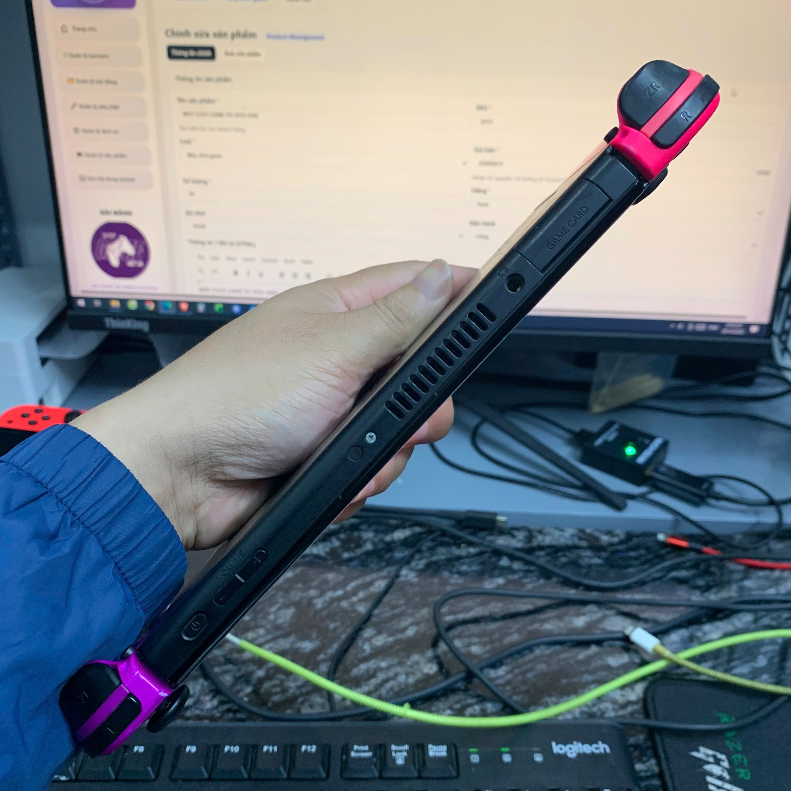 2ND - THÂN + JOYCON Nintendo Switch Oled  HACK/MOD CHIP 128GB 