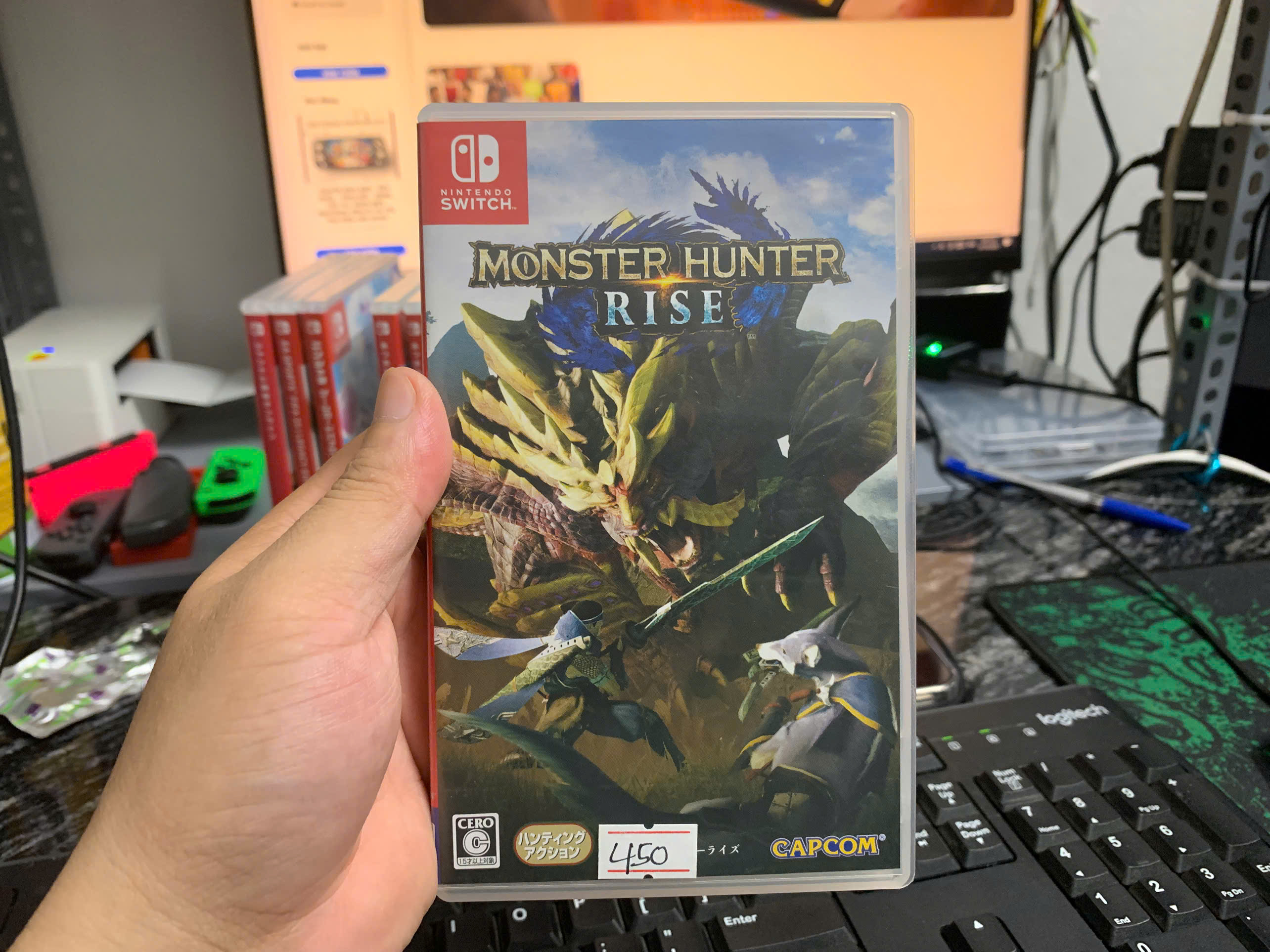 Thẻ game MONSTER HUNTER RISE fullbox cho máy Nintendo Switch [2ND]