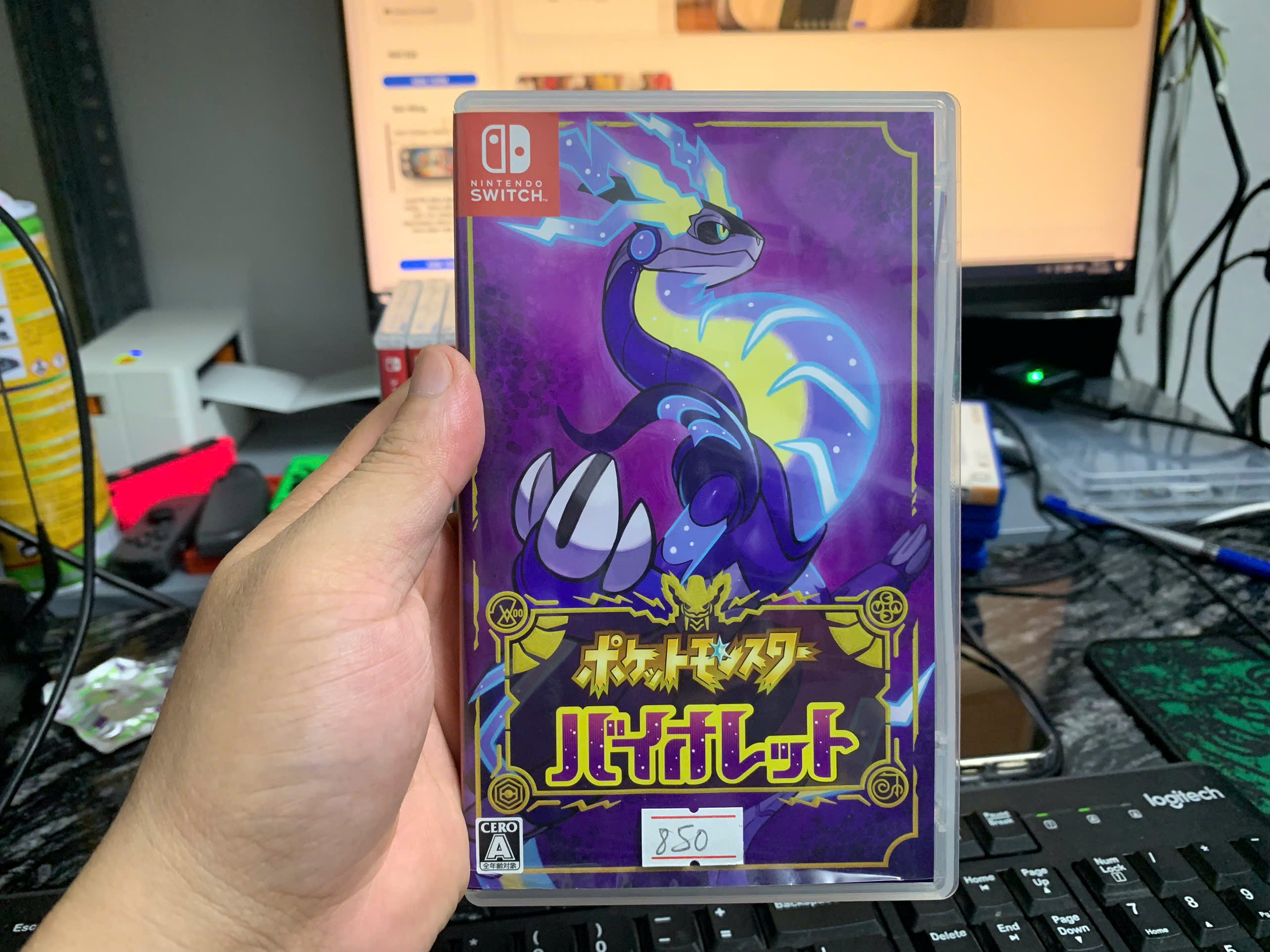 Thẻ game POKEMON VIOLET fullbox cho máy Nintendo Switch [2ND]