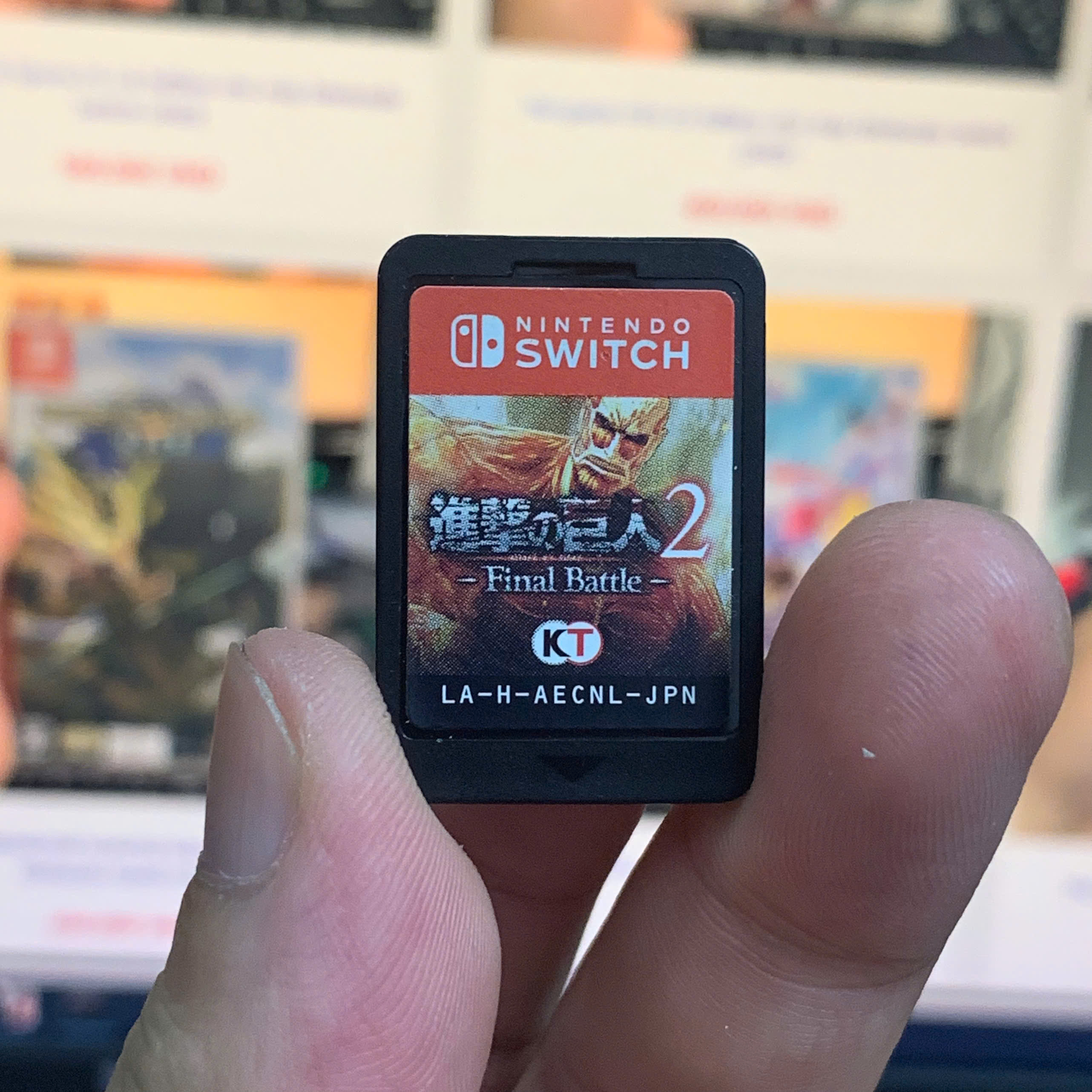 Thẻ game ATTACK ON TITAN 2 nobox cho máy Nintendo Switch [2ND]