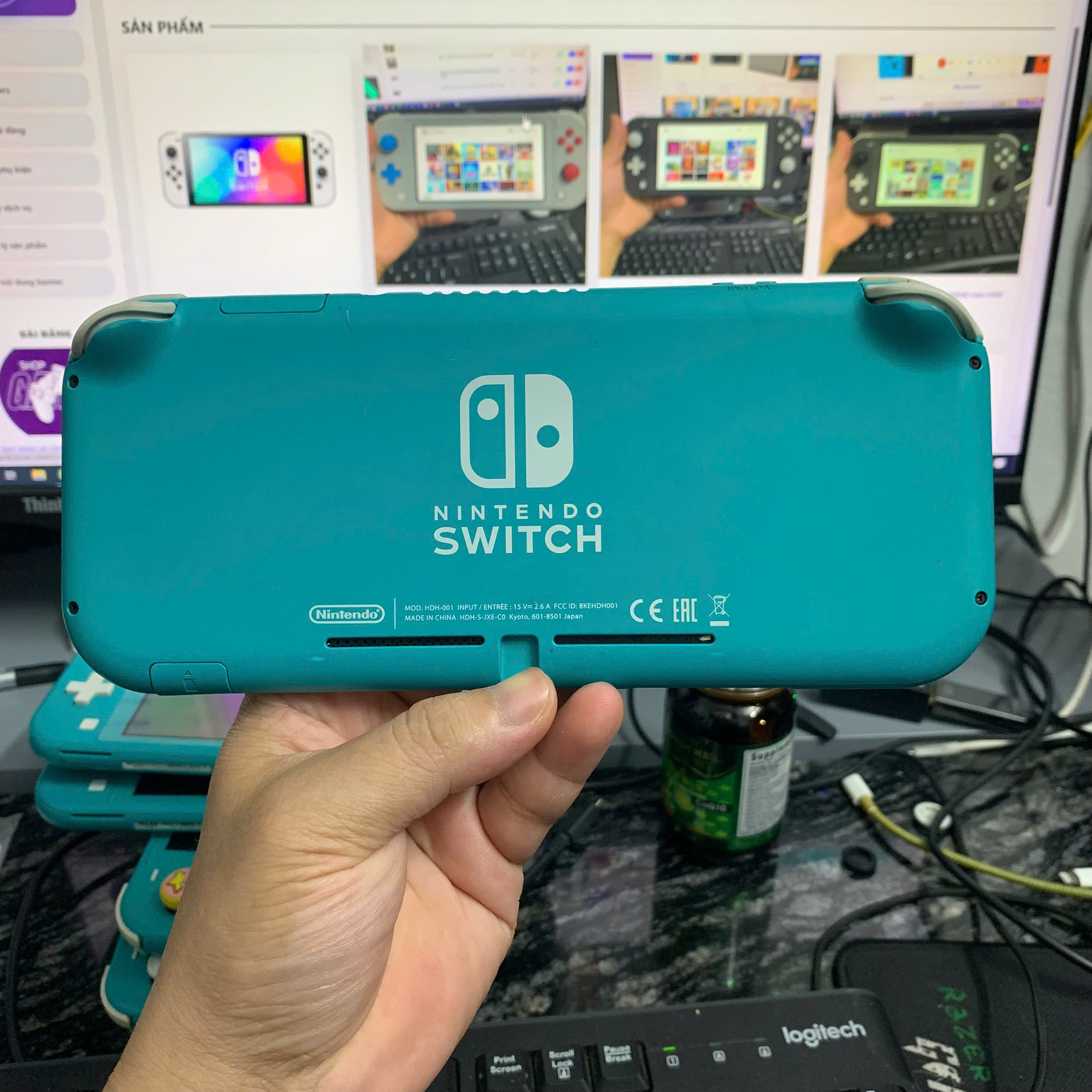 2ND - Nintendo Switch Lite hắc ám 128GB màu XANH