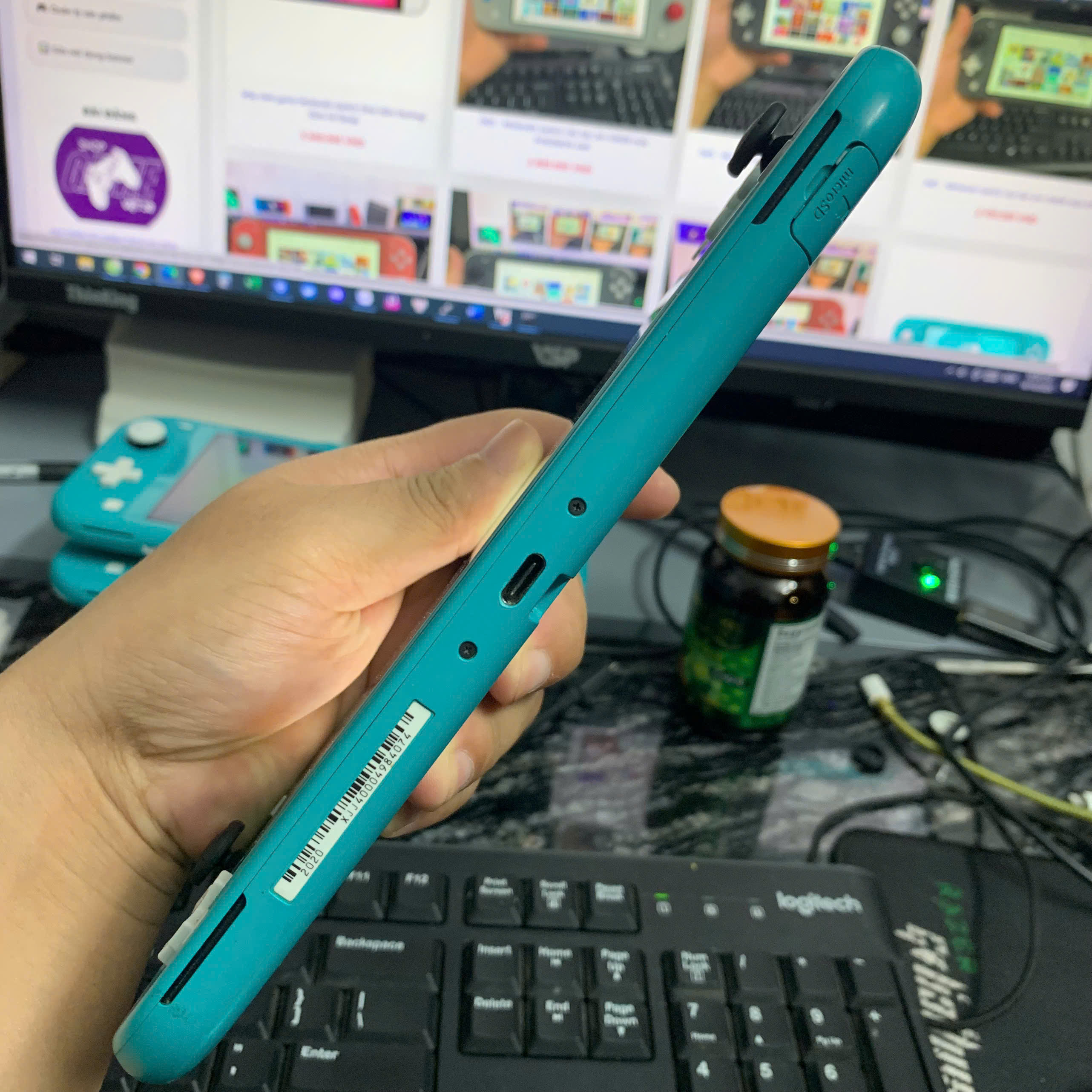 2ND - Nintendo Switch Lite hắc ám 128GB màu XANH