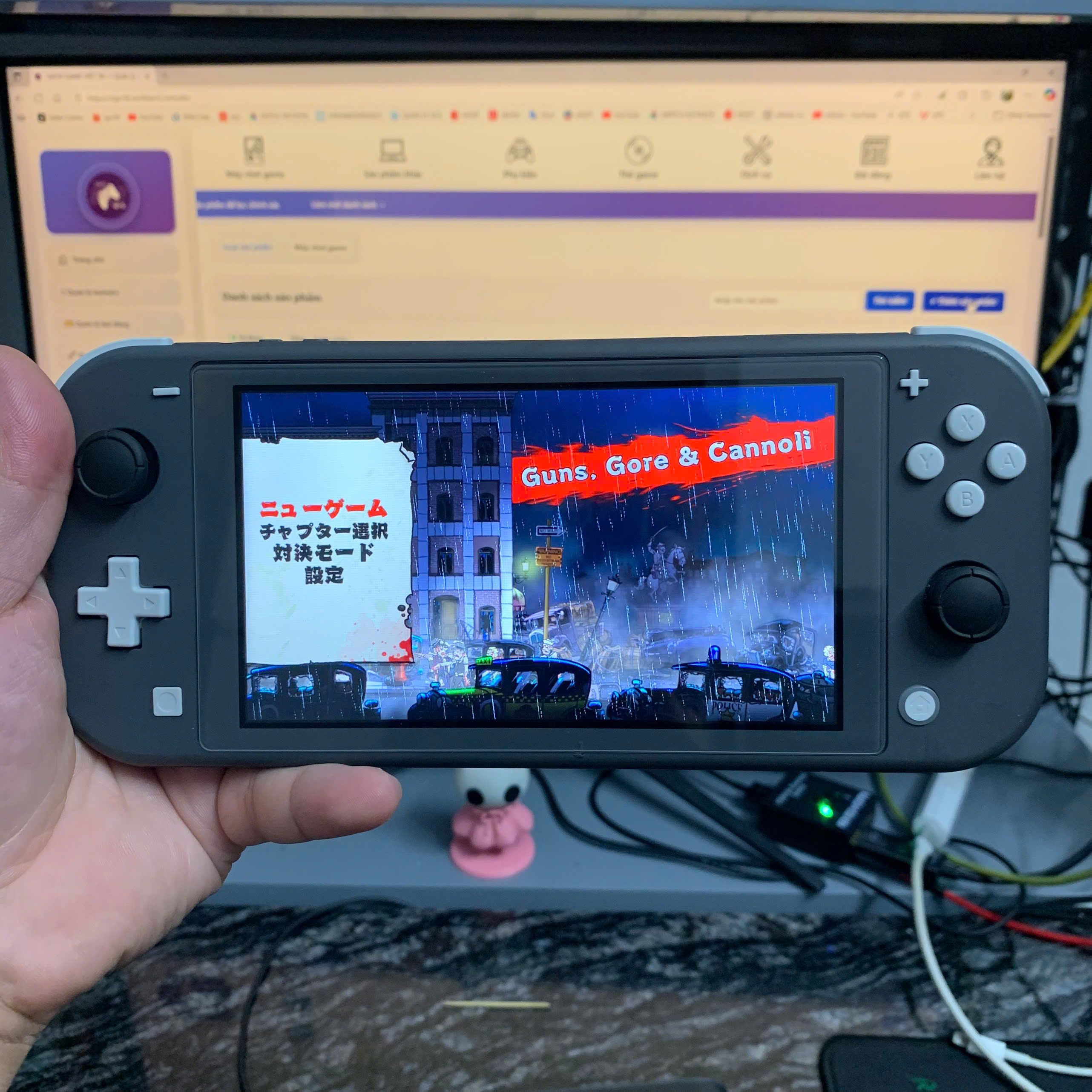 2ND - Nintendo Switch Lite FULLBOX hắc ám 128GB màu XÁM