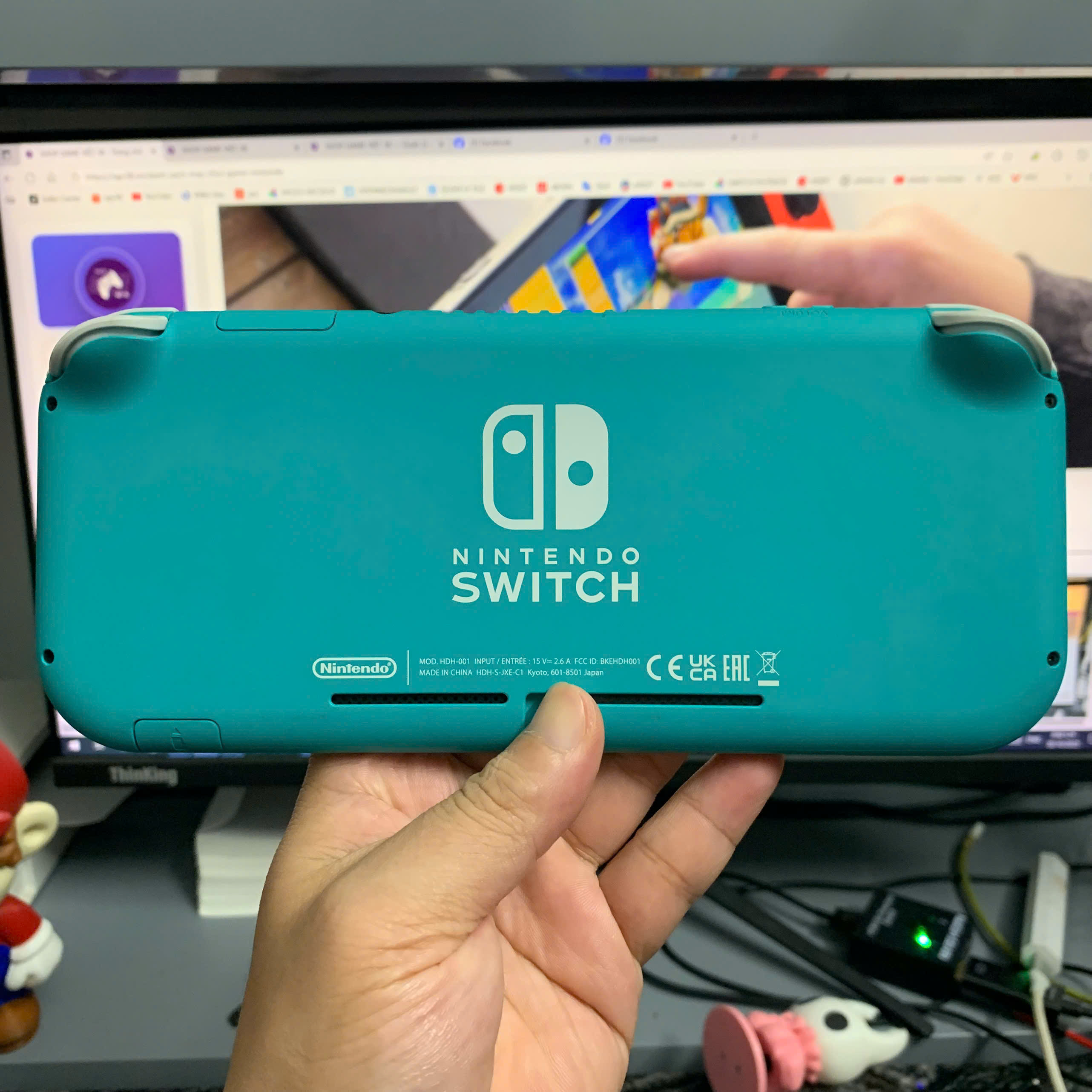 2ND - Nintendo Switch Lite FULLBOX hắc ám 128GB màu XANH NGỌC
