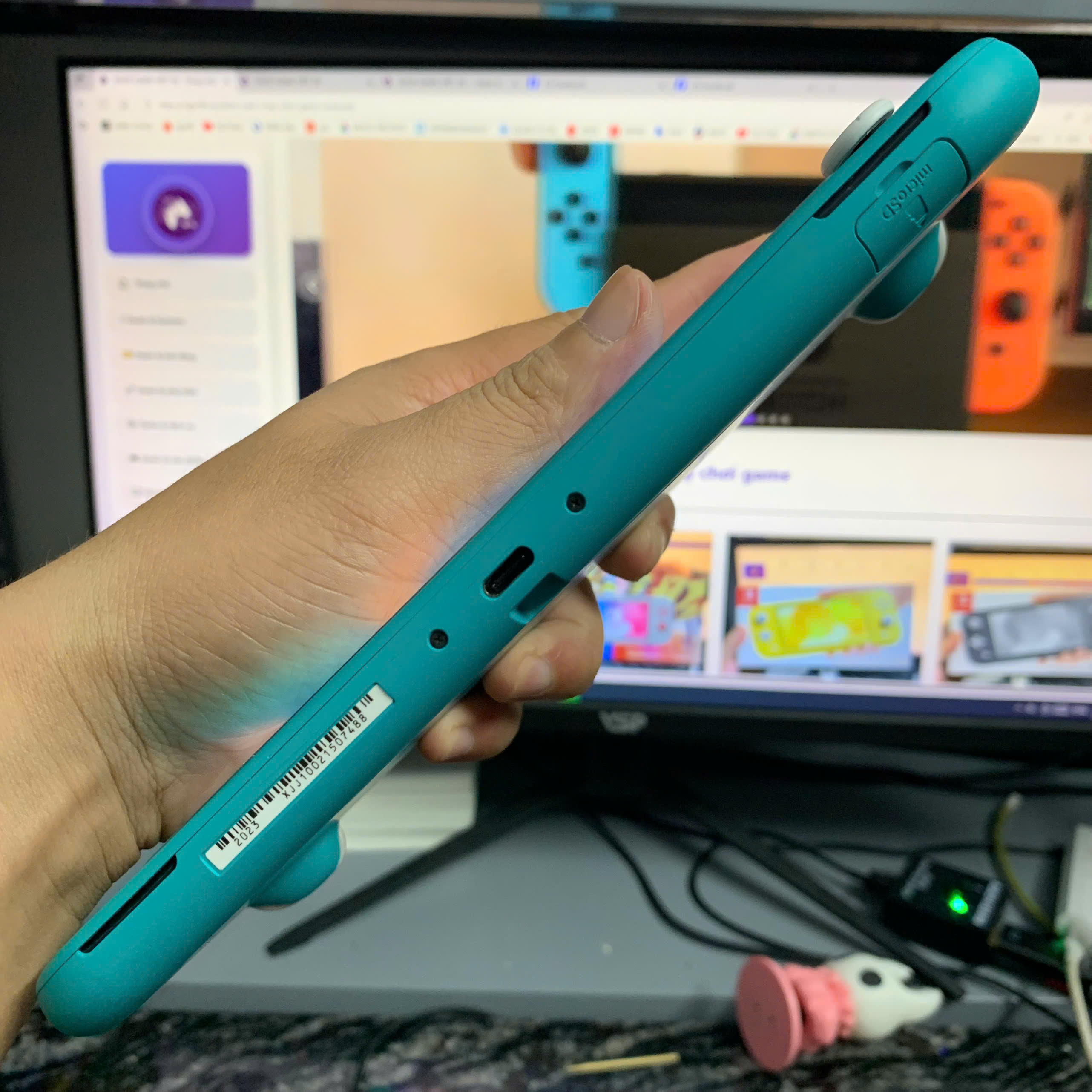 2ND - Nintendo Switch Lite FULLBOX hắc ám 128GB màu XANH NGỌC