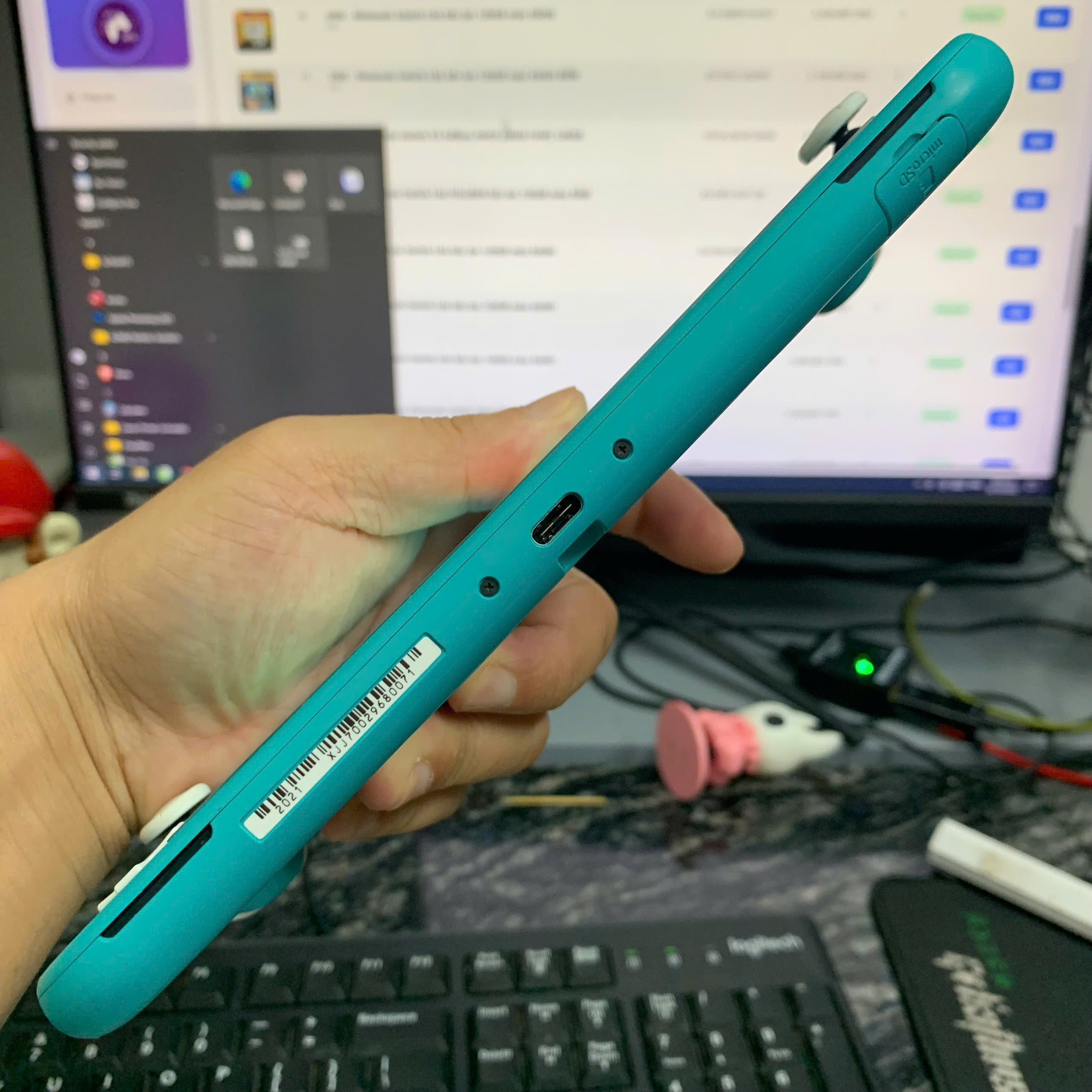 2ND - Nintendo Switch Lite FULLBOX hắc ám 128GB màu XANH NGỌC