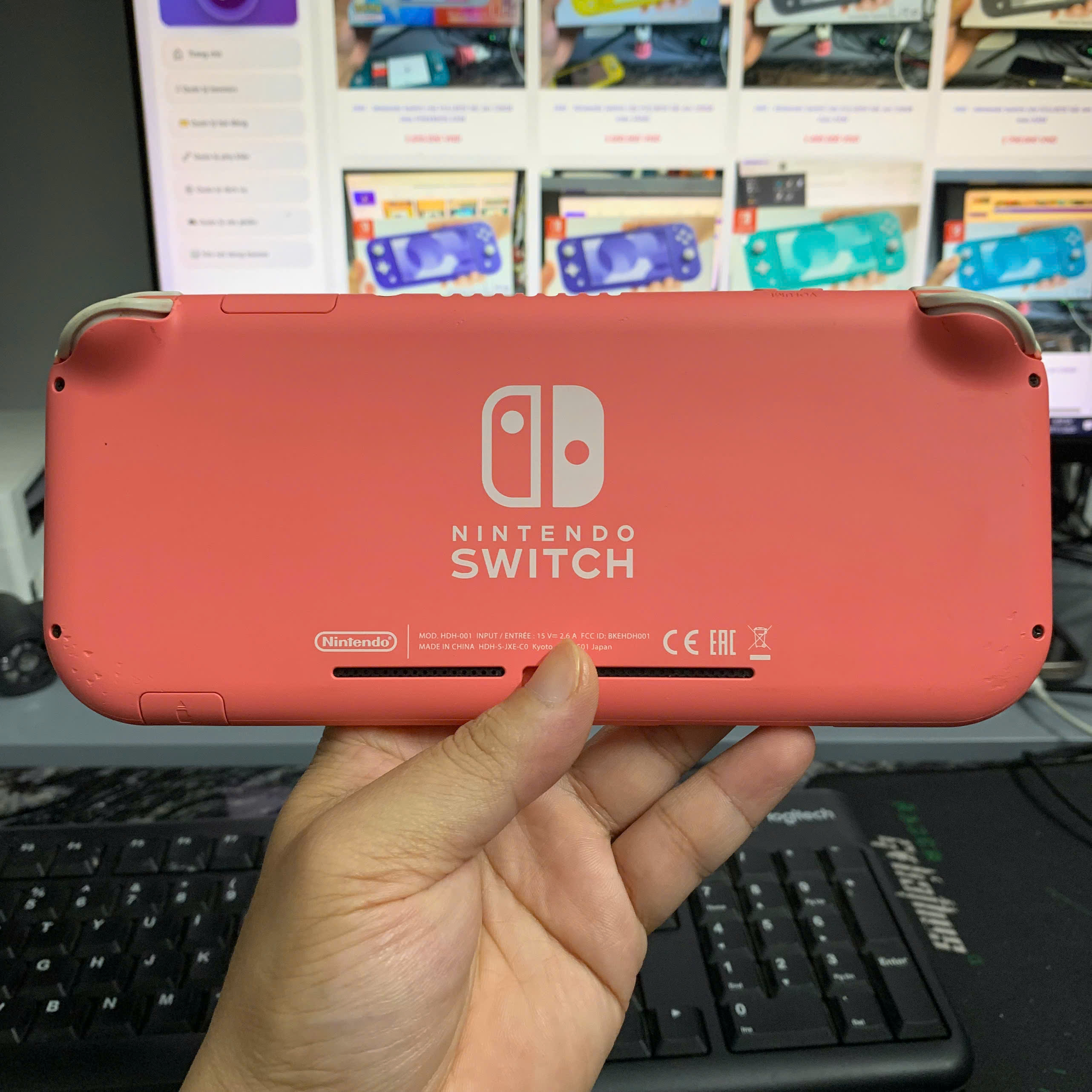2ND - Nintendo Switch Lite hắc ám 128GB màu HỒNG