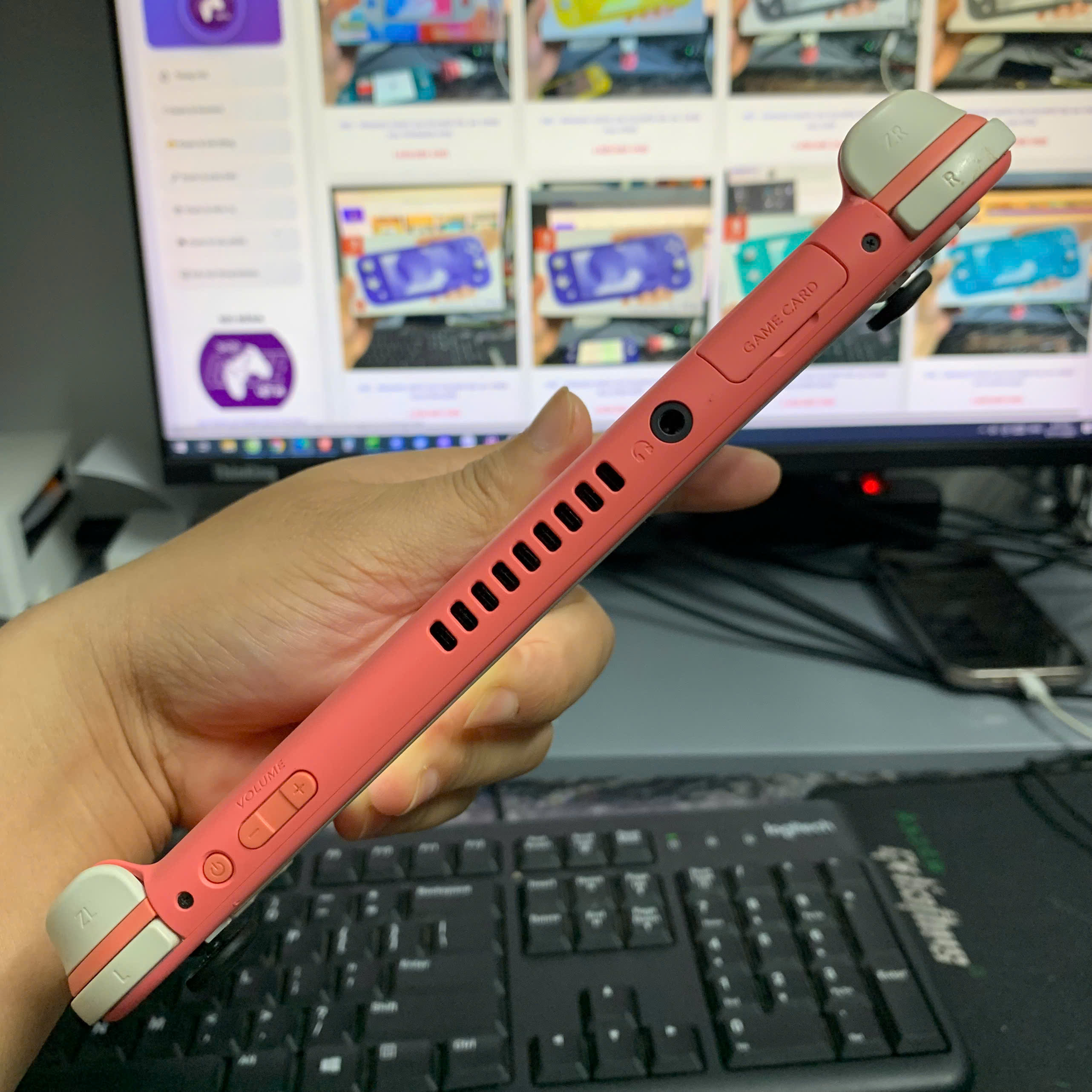 2ND - Nintendo Switch Lite hắc ám 128GB màu HỒNG