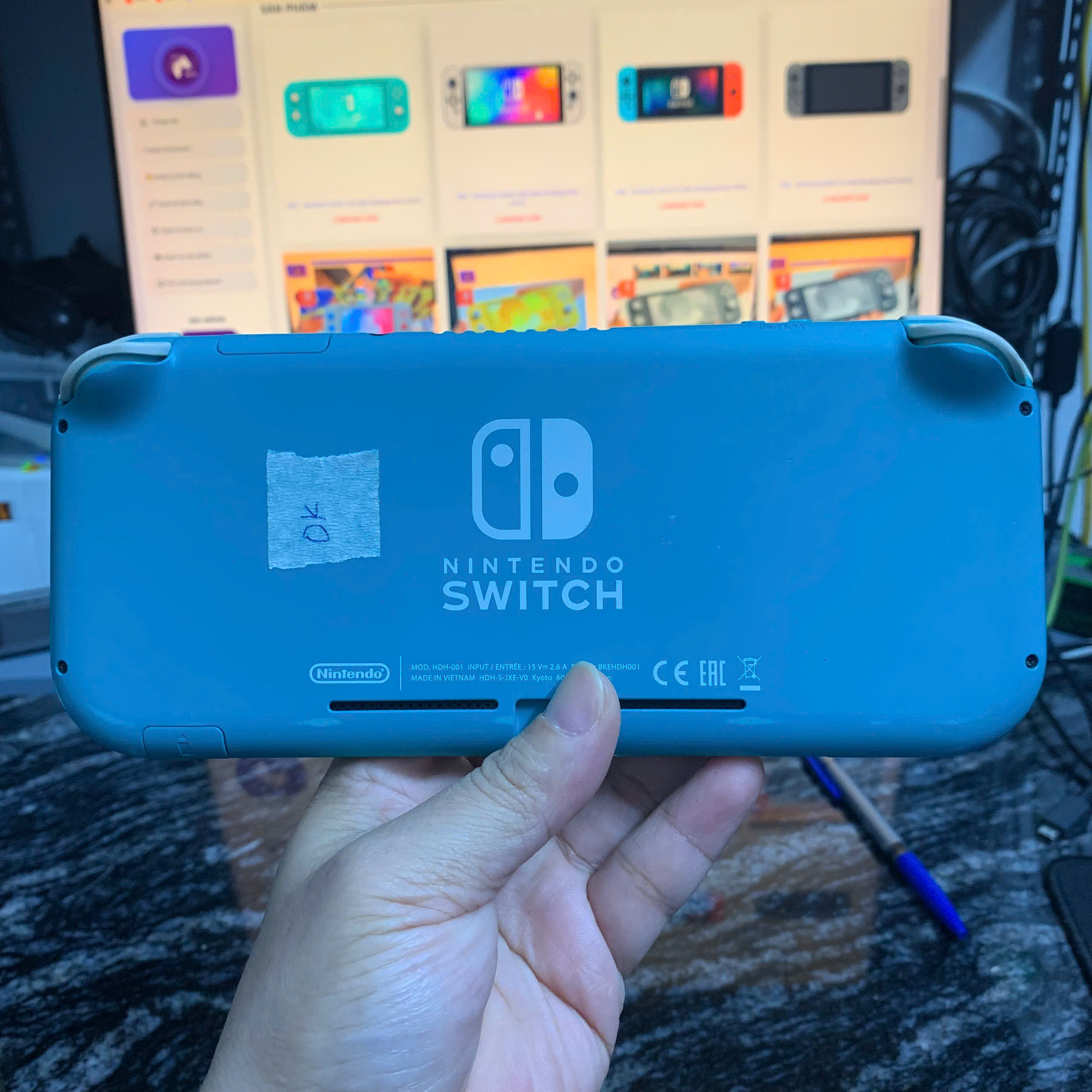 2ND - Nintendo Switch Lite hắc ám 128GB màu XANH