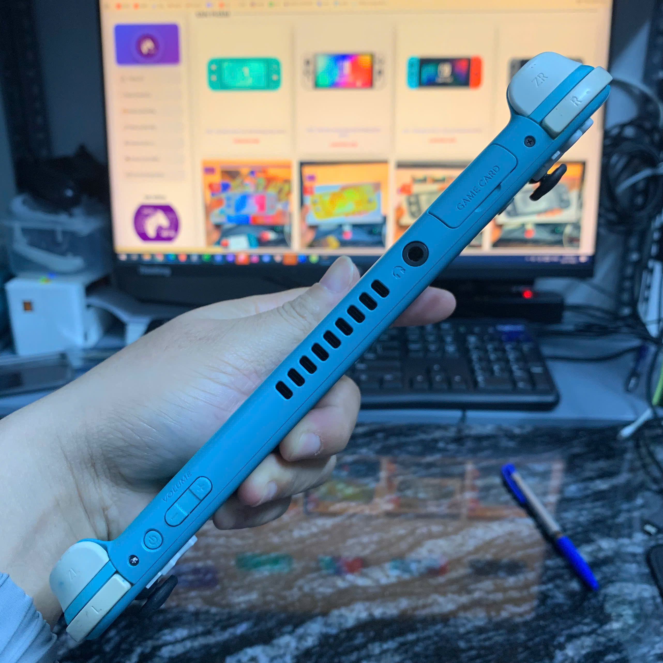 2ND - Nintendo Switch Lite hắc ám 128GB màu XANH